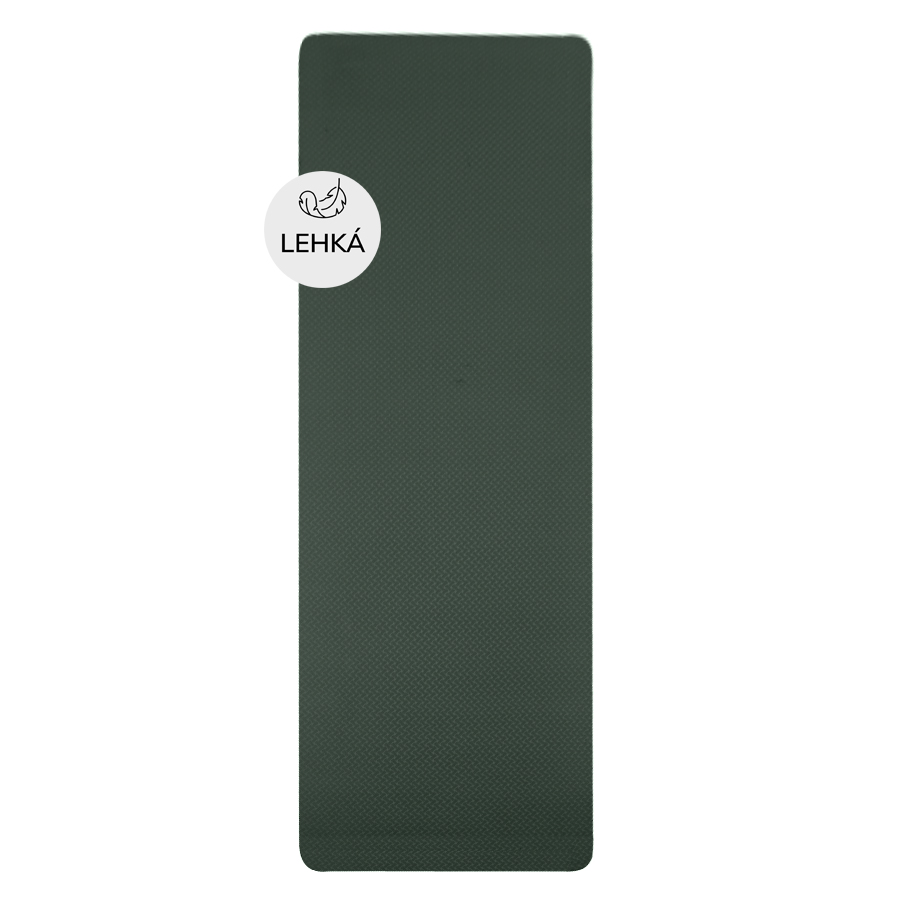 Levně YATE Yoga Mat dvouvrstvá, materiál TPE sv.zelená/tm.zelená