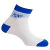 MUND CYCLING/RUNNING ponožky bílo/modré (Typ 36-40 M)
