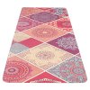 SA04687 yoga mat prirodni guma vzor a ruzova 2