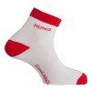 MUND CYCLING/RUNNING ponožky bílo/červené (Typ 36-40 M  )