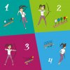 yate fun biathlon target color 3