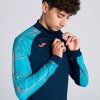 JOMA ELITE IX sweatshirt functional men´s navy/turquoise