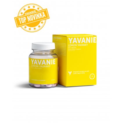 YAVANIE Lemon Yavanky - Cucavé tablety s kolagenem