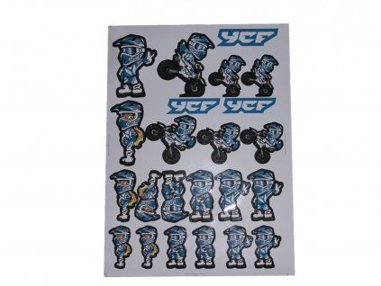 Nálepky pitbike YCF maskot