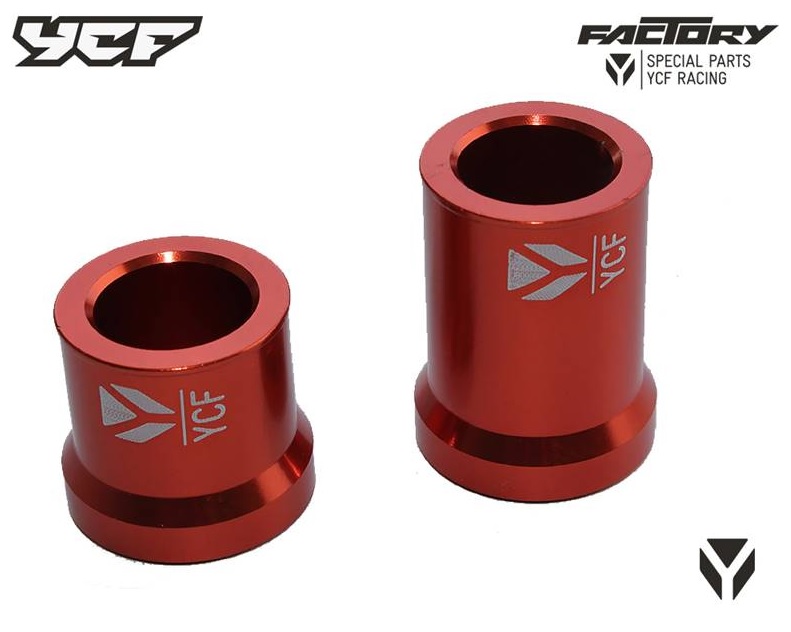 Přední rozpěrky kol CNC pitbike YCF Oranžová
