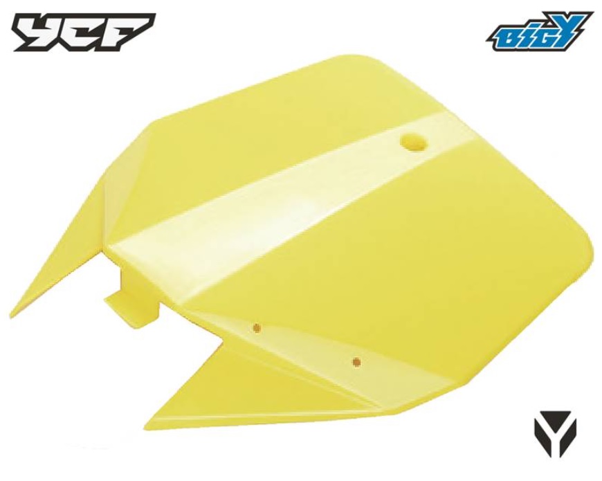 Přední tabulka pro modely BIGY pitbike YCF Žlutá