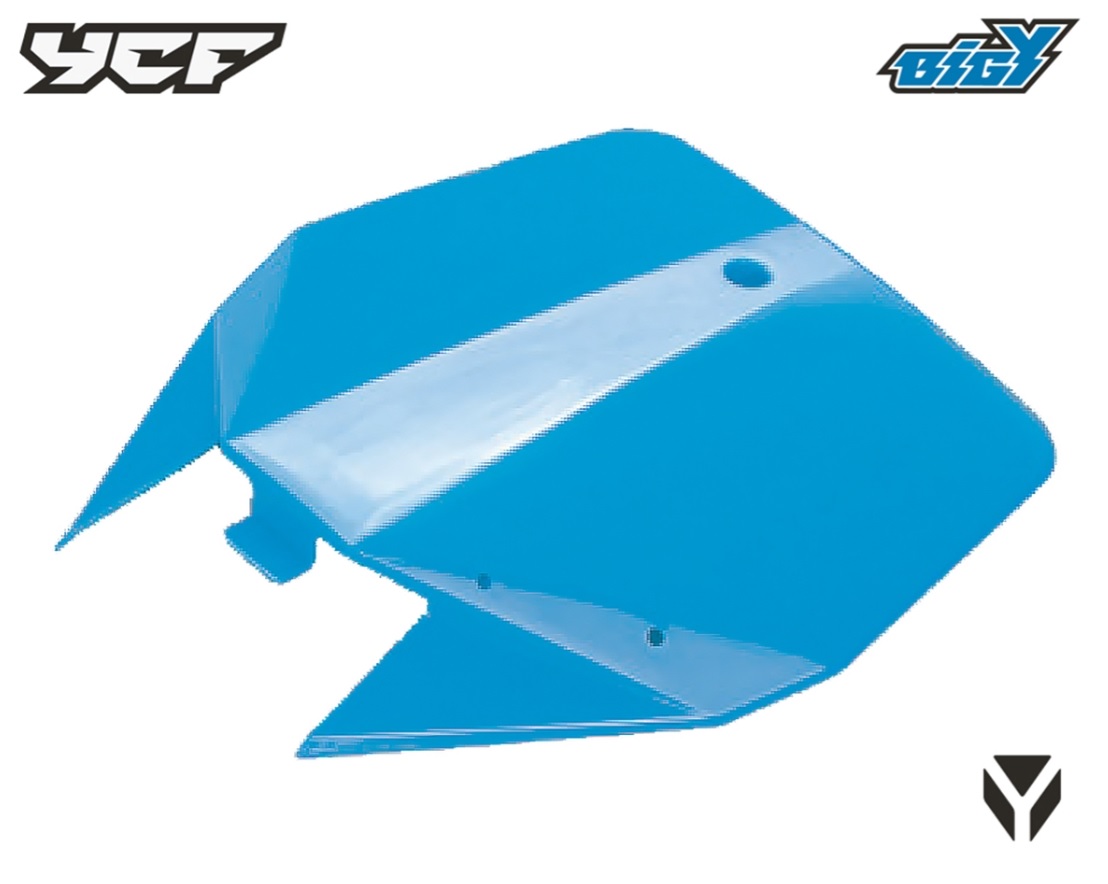 Přední tabulka pro modely BIGY pitbike YCF Tyrkysově modrá