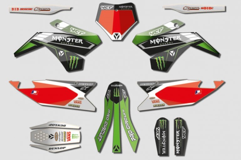 Sada polepů pitbike YCF BIGY