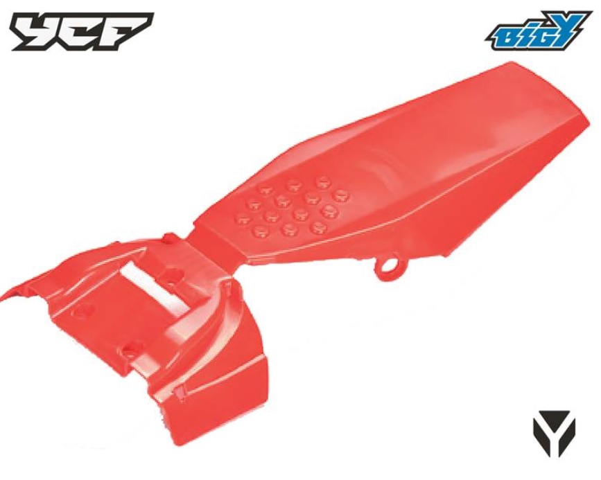 Zadní blatník pro všechny modely BIGY pitbike YCF Červená