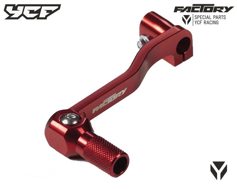 Řadící páka hliníková pitbike YCF typ 02 Červená