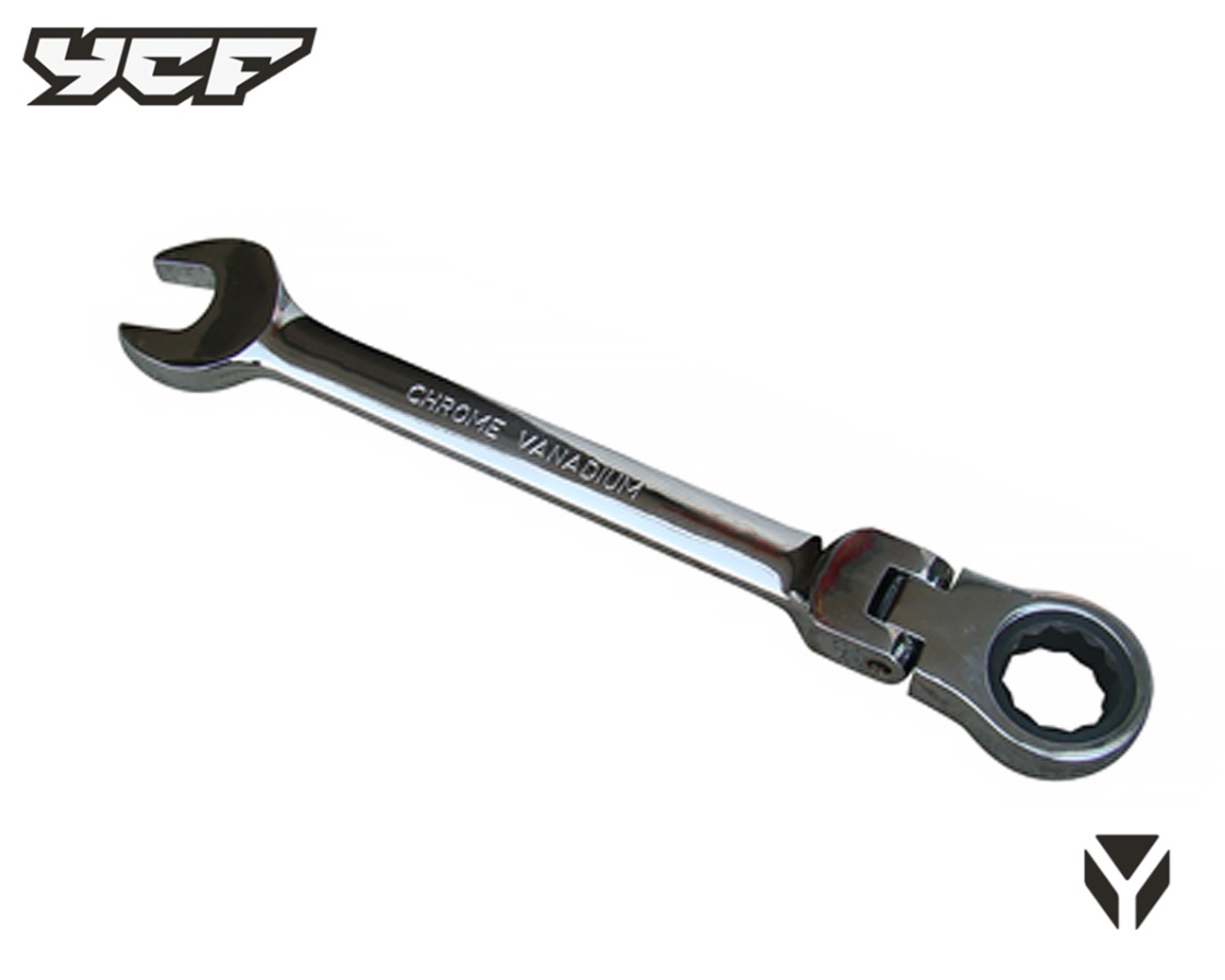 Očkoplochý kloubový ráčnový klíč 8-19mm pitbike YCF 10 mm