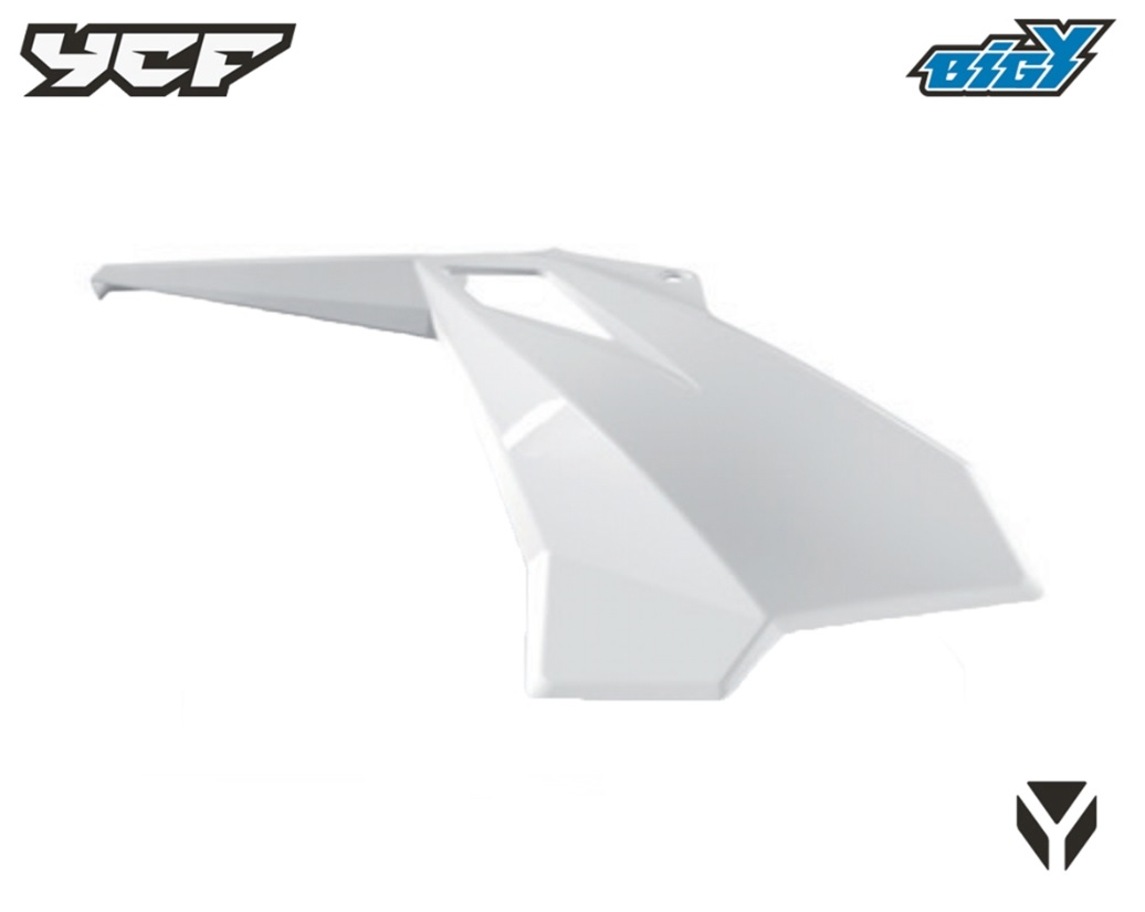 Pravý spoiler pro modely BIGY pitbike YCF od roku 2022 Bílá