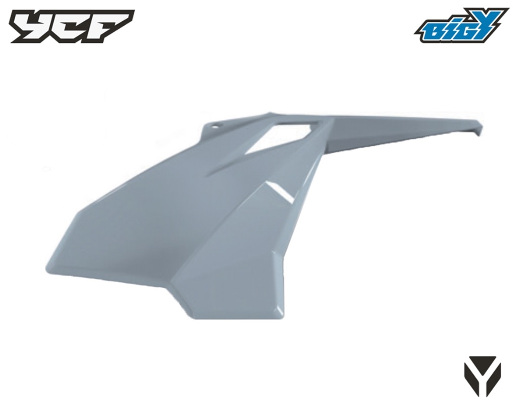 Levý spoiler pro modely BIGY pitbike YCF od roku 2022 Šedá