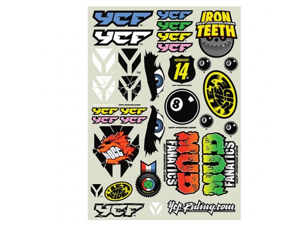 Nálepky pitbike YCF