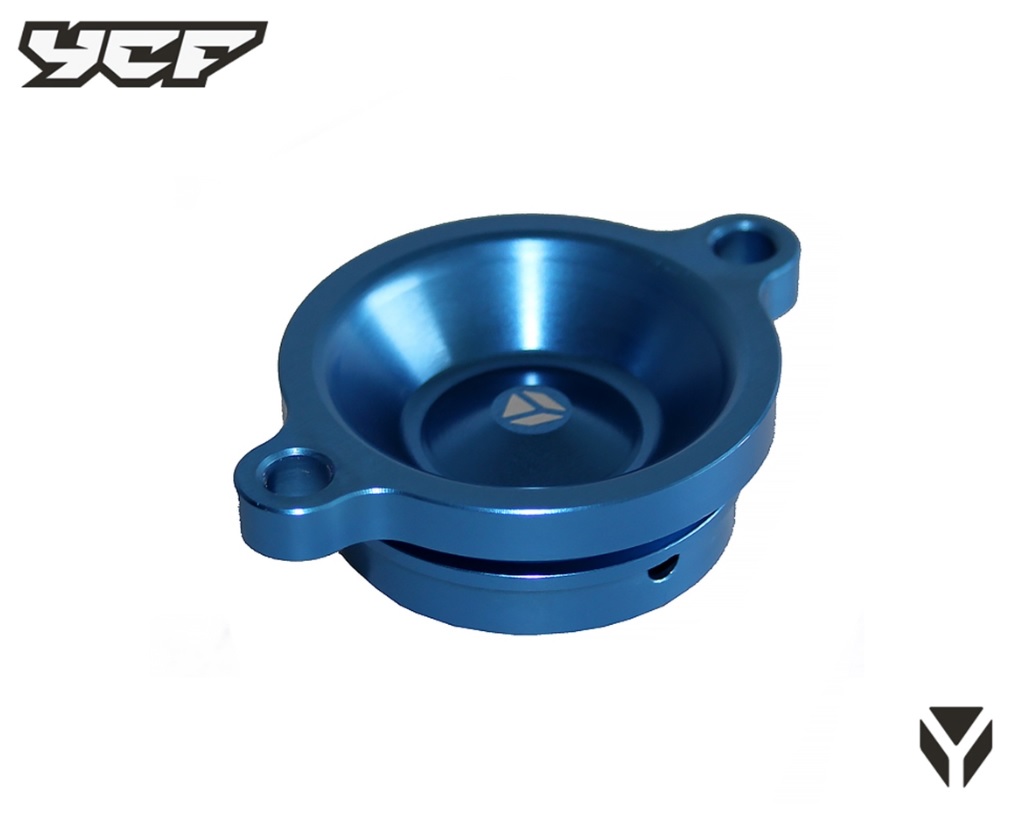 Kryt olejového filtru pro daytona pitbike YCF Modrá