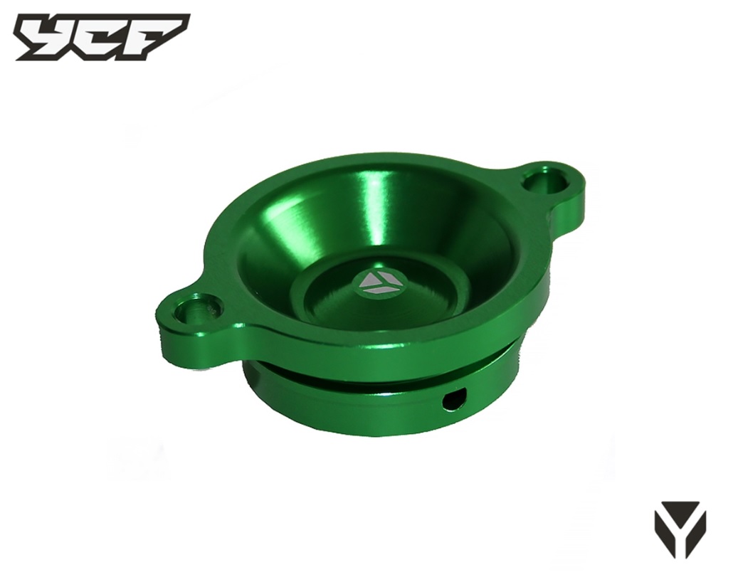 Kryt olejového filtru pro daytona pitbike YCF Zelená