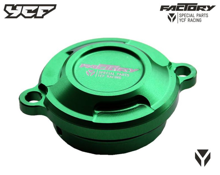 Kryt olejového filtru pitbike YCF Zelená