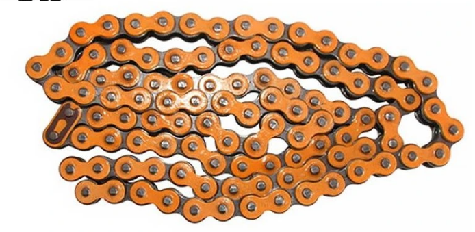 Standartní řetěz 420H 116 článků - barevné pitbike YCF Oranžová