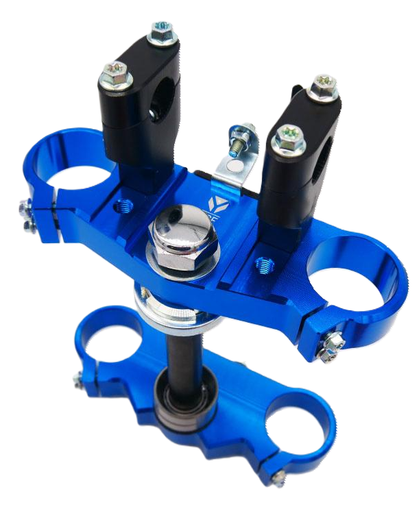 Brýle tlumičů 45/48mm pitbike YCF Modrá