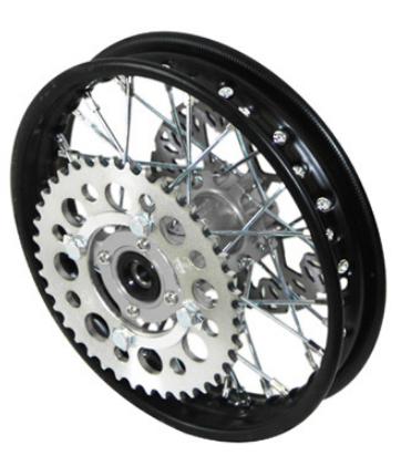 Kompletní zadní kolo 14x10" pitbike YCF