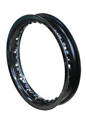 Ocelový ráfek pro přední kolo 1.4x14" černé pitbike YCF