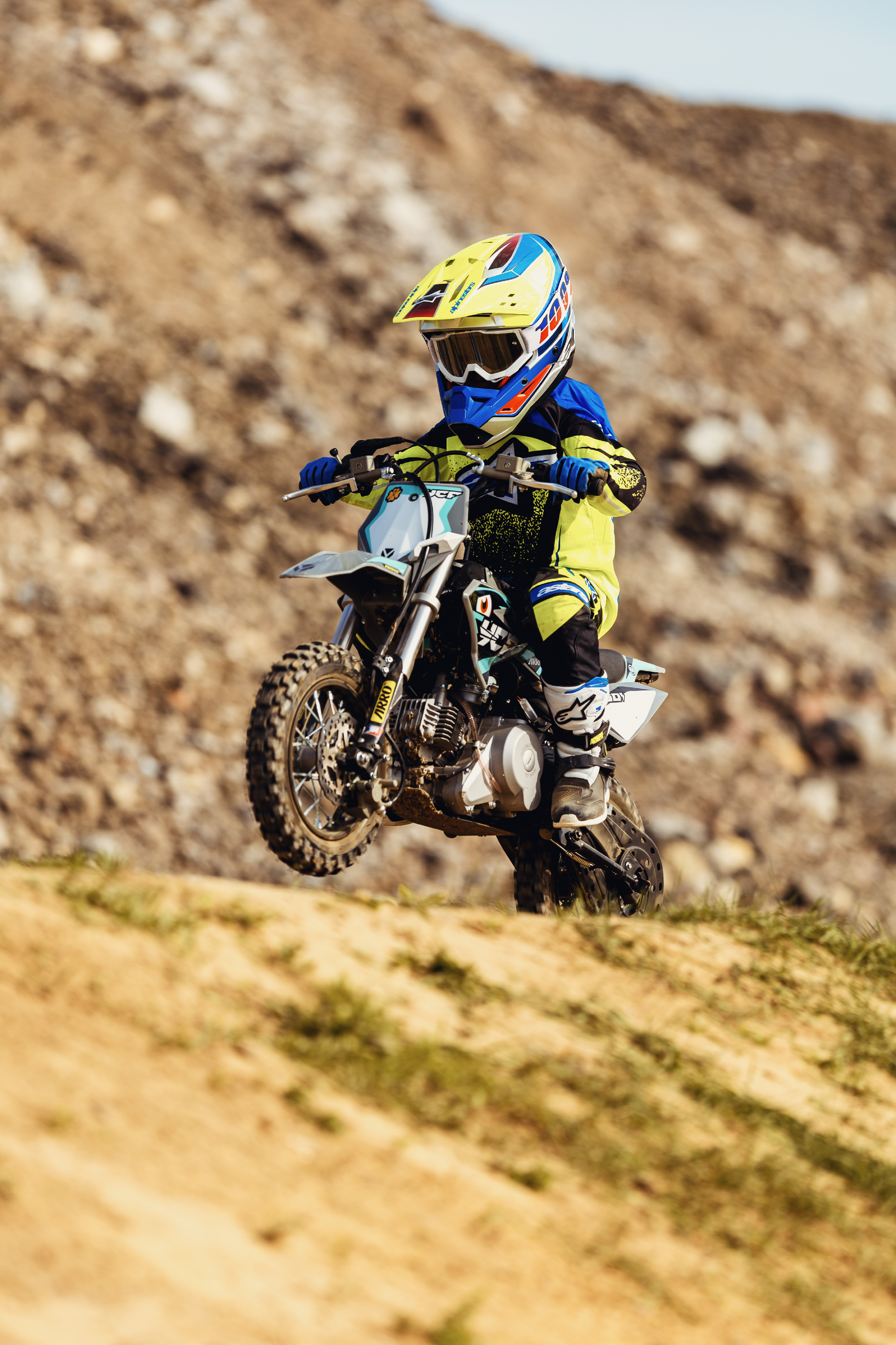 PITBIKE YCF 50A šedá