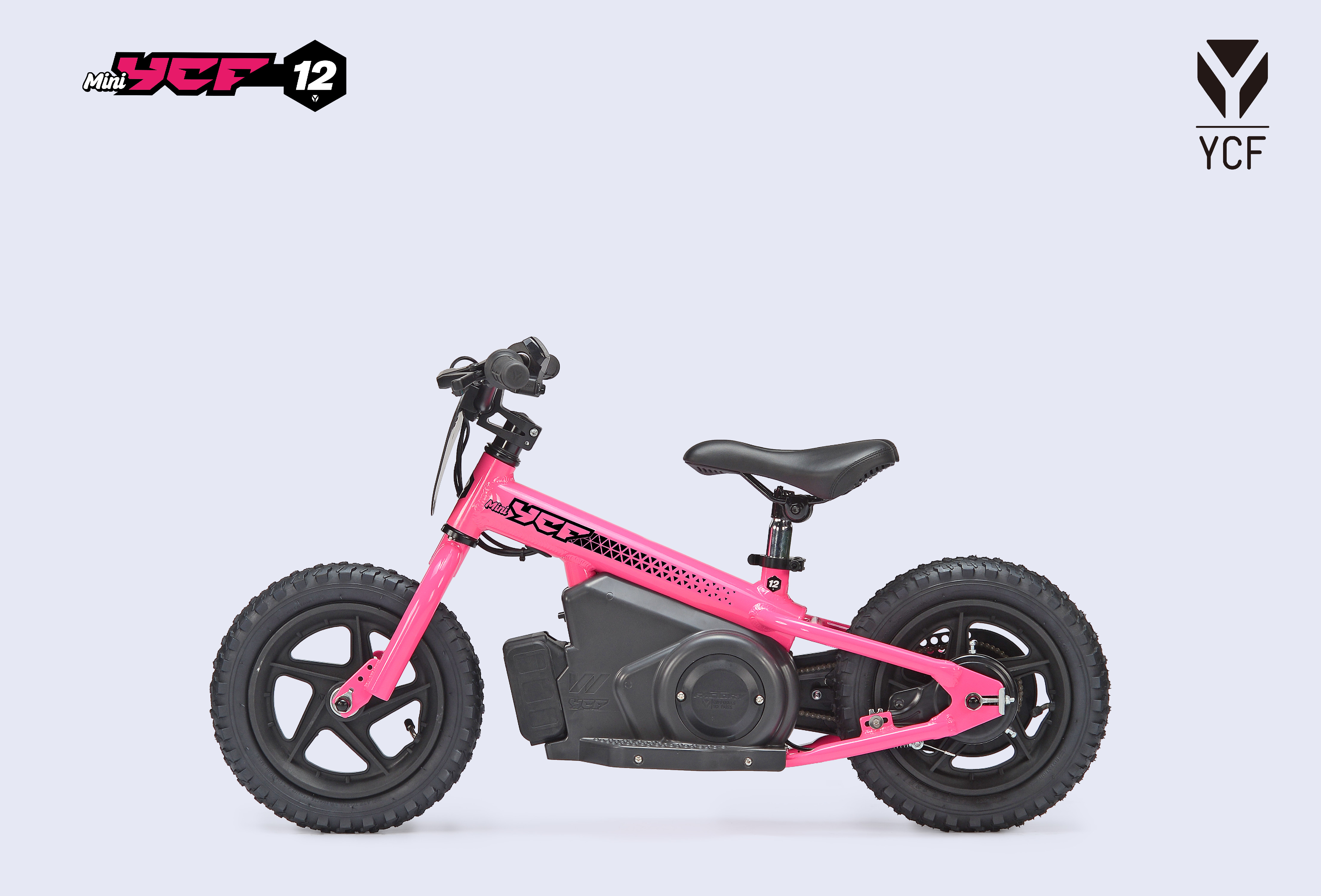 e-odrážedlo YCF MINI 12 růžové