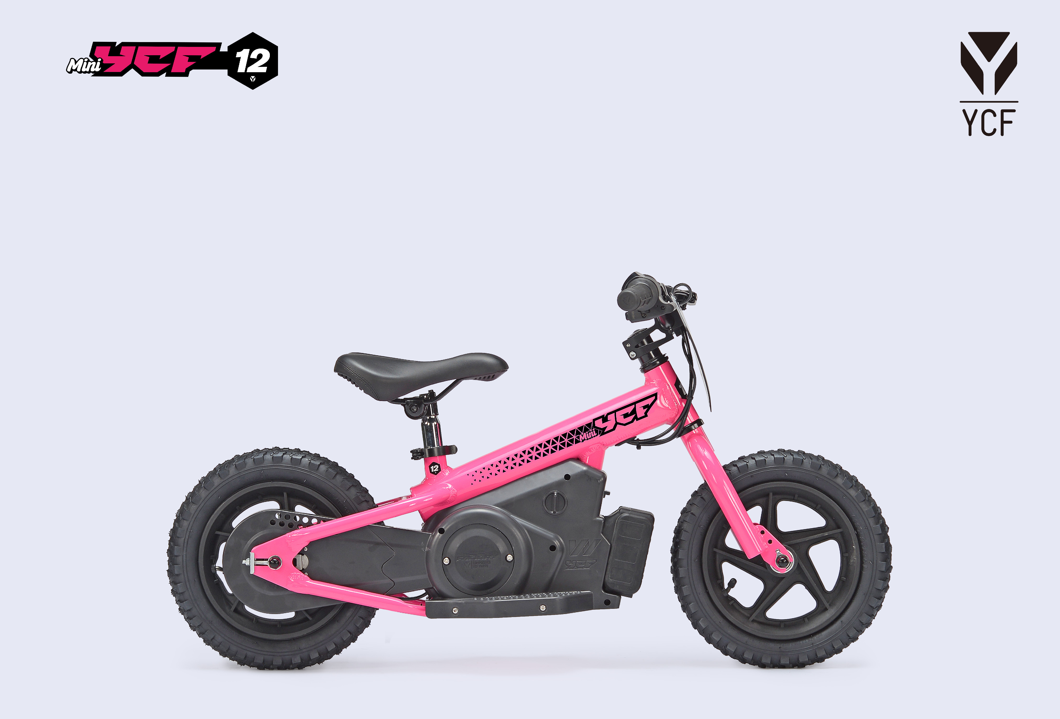 e-odrážedlo YCF MINI 12 růžové