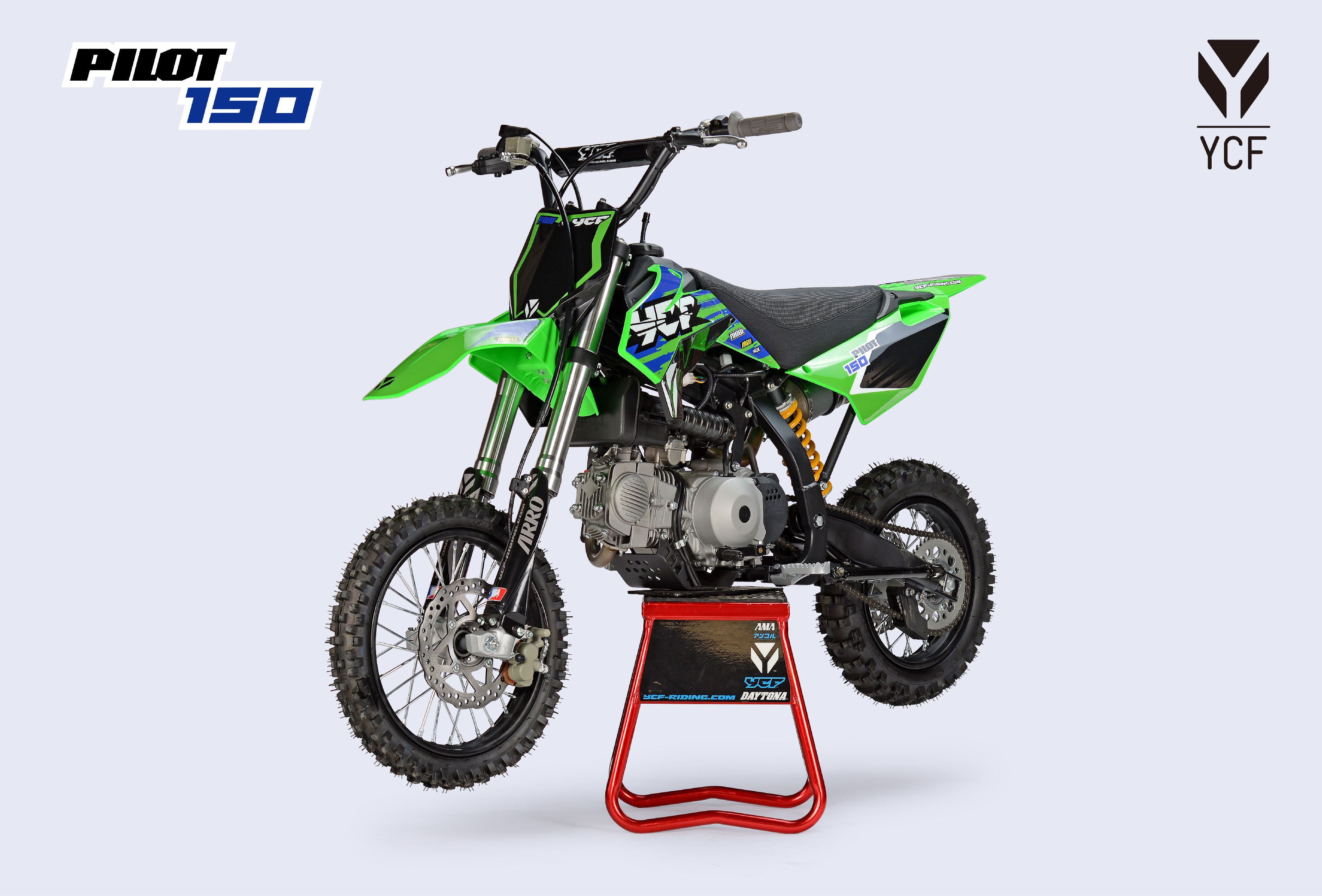 PITBIKE YCF PILOT 150 zelený