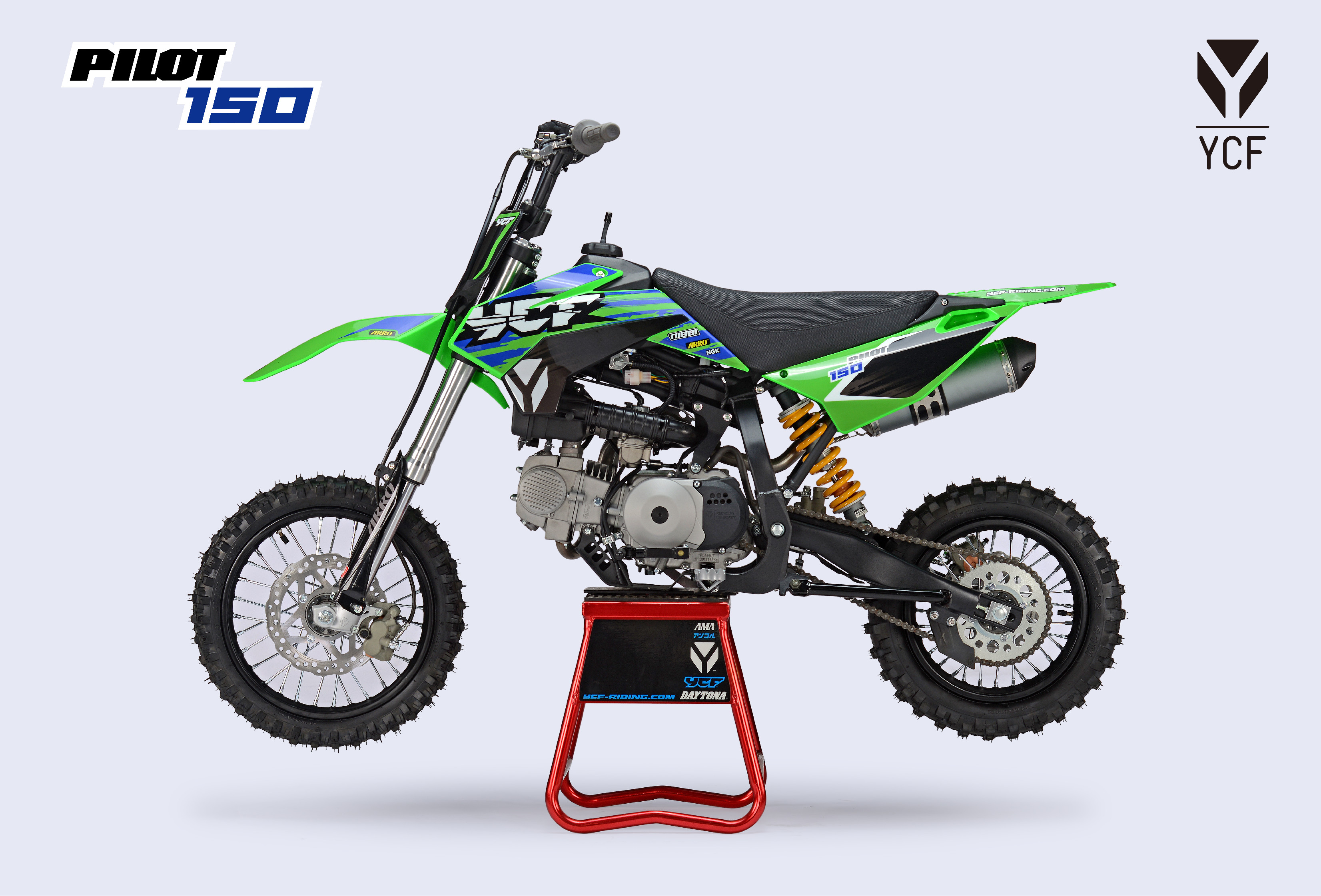 PITBIKE YCF PILOT 150 zelený