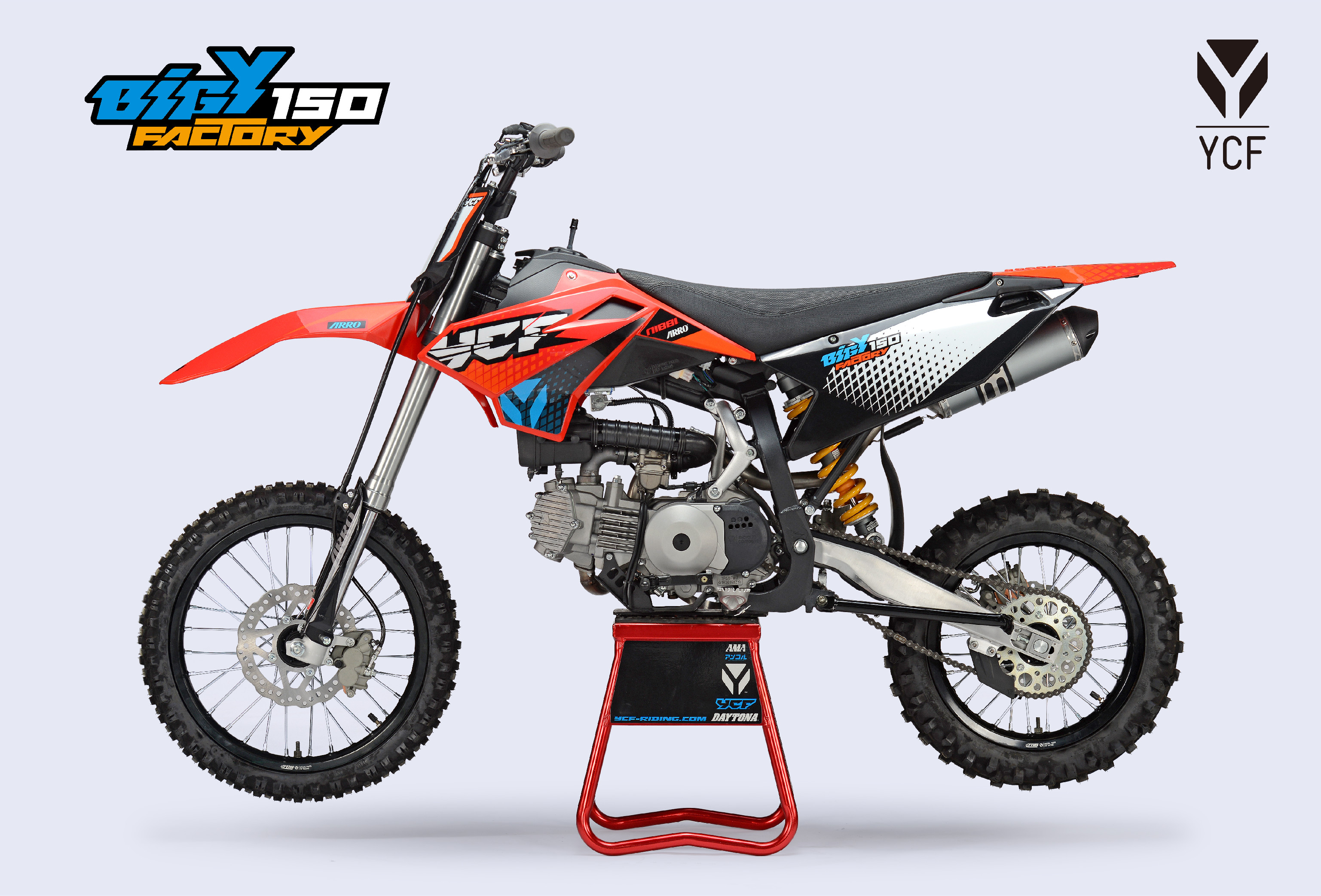 PITBIKE YCF BIGY FACTORY 150 červená