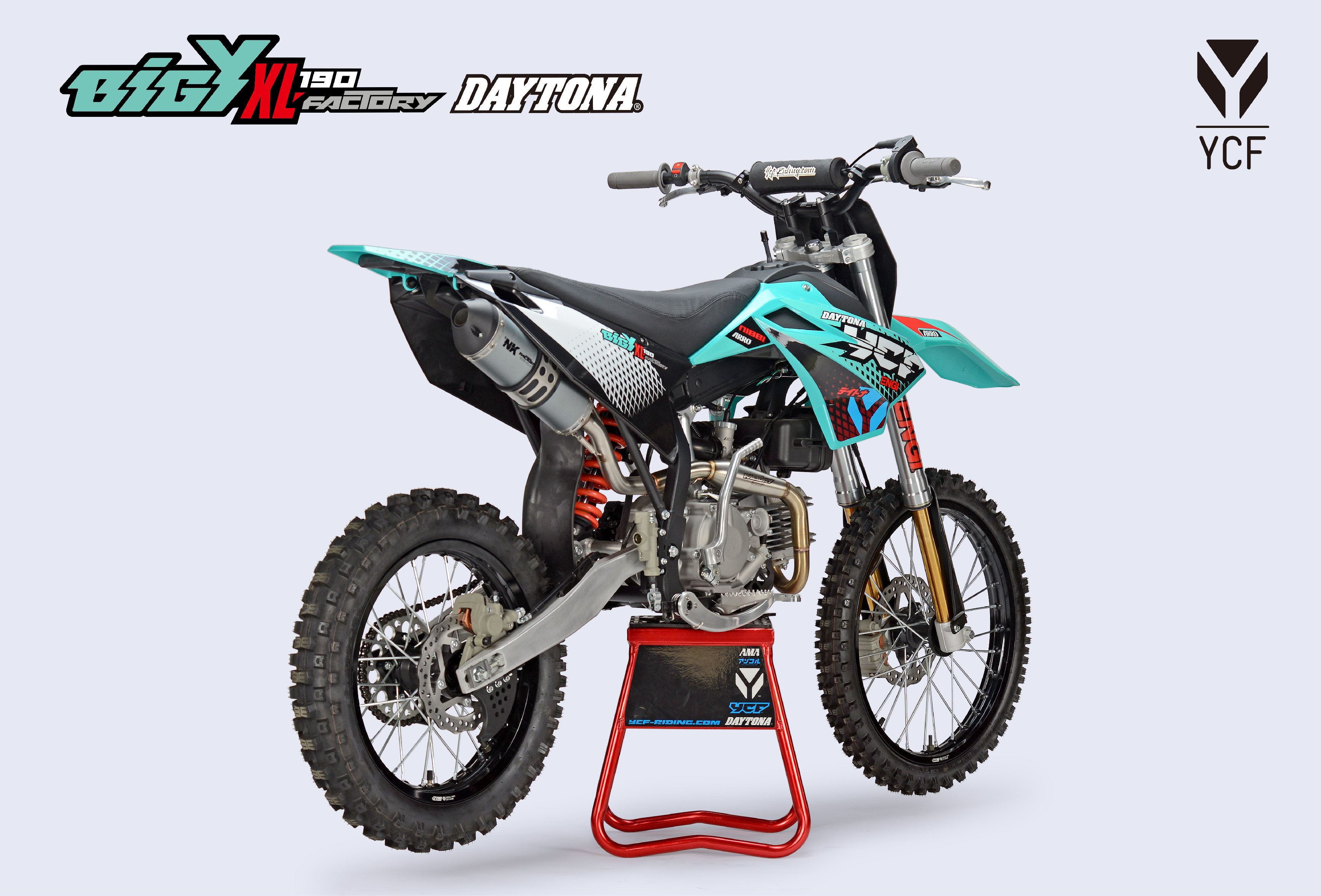 PITBIKE YCF BIGY 190 FACTORY DAYTONA XL tyrkysová
