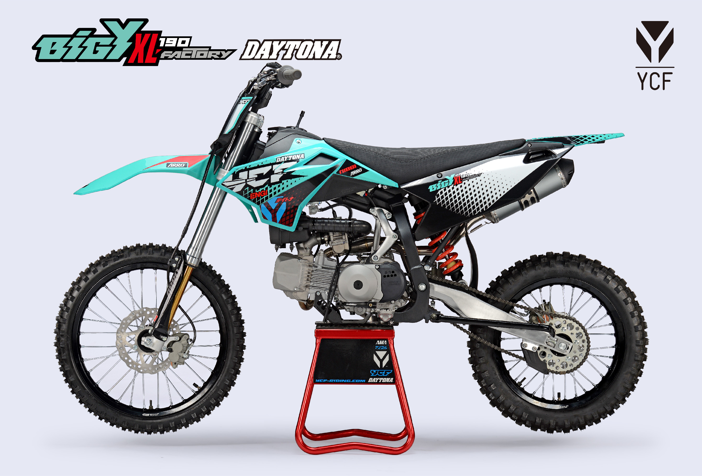 PITBIKE YCF BIGY 190 FACTORY DAYTONA XL tyrkysová
