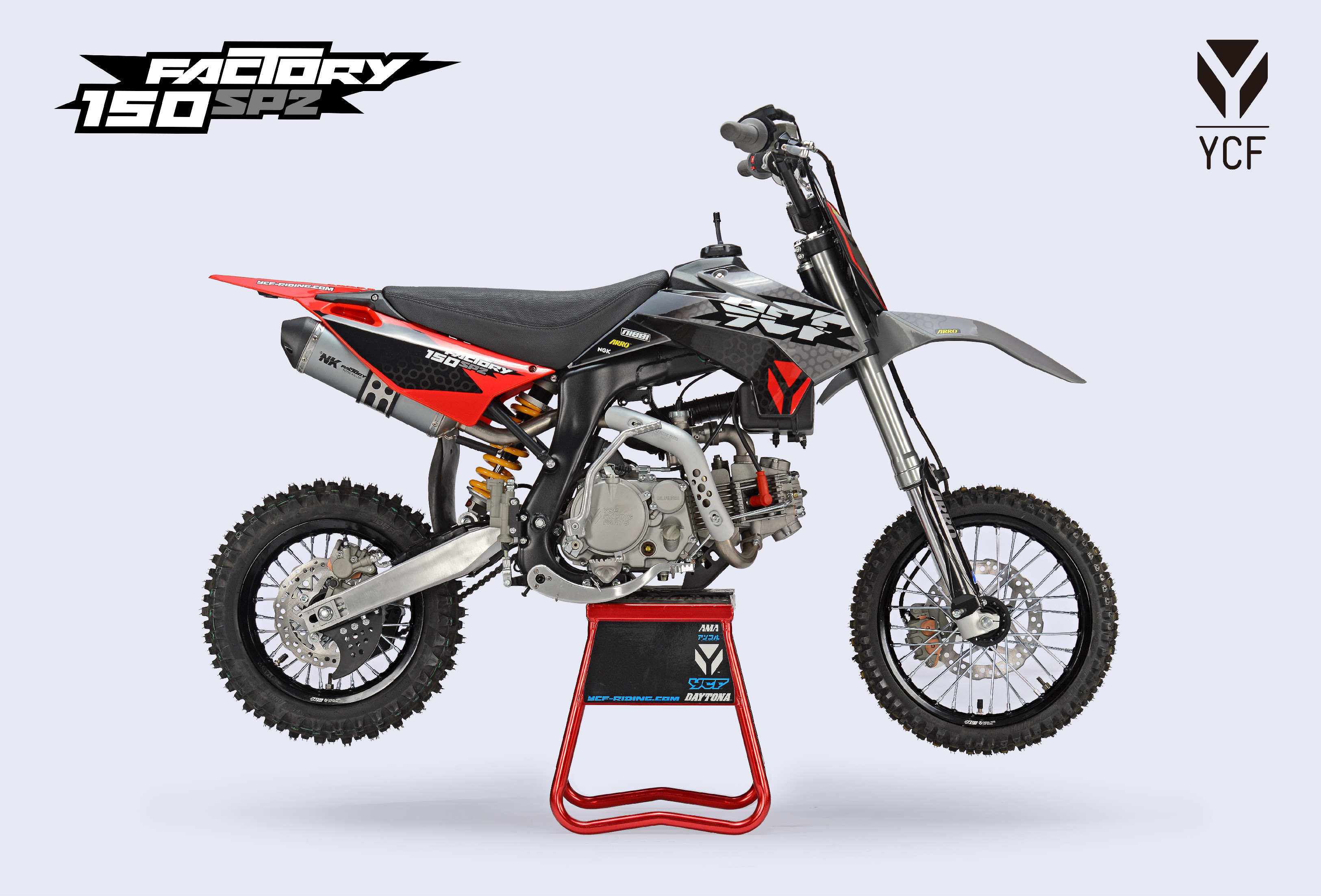 PITBIKE YCF FACTORY SP2 150 červená