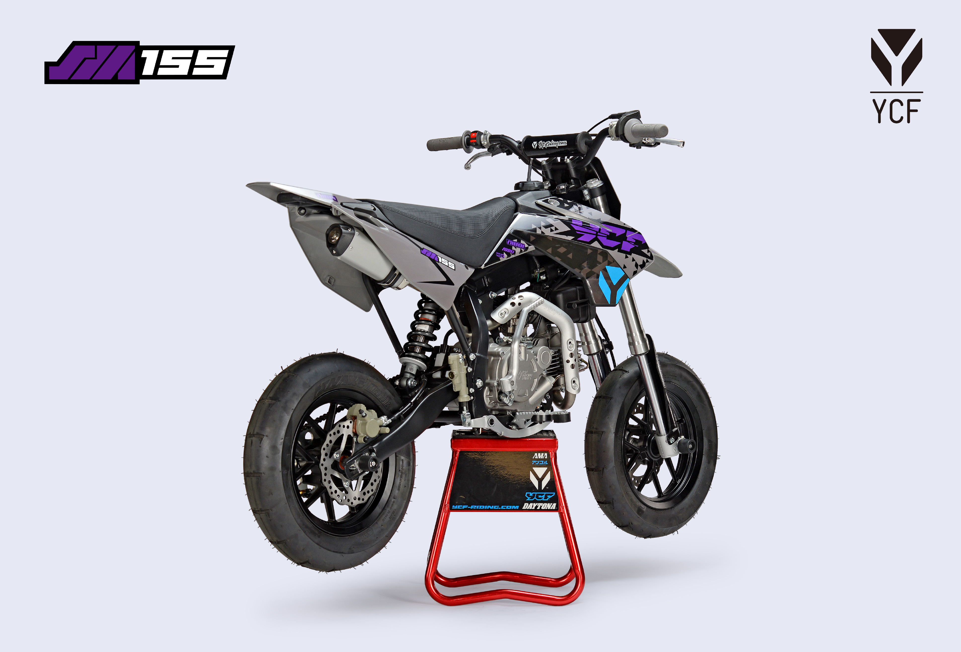 PITBIKE YCF SM 155 fialová
