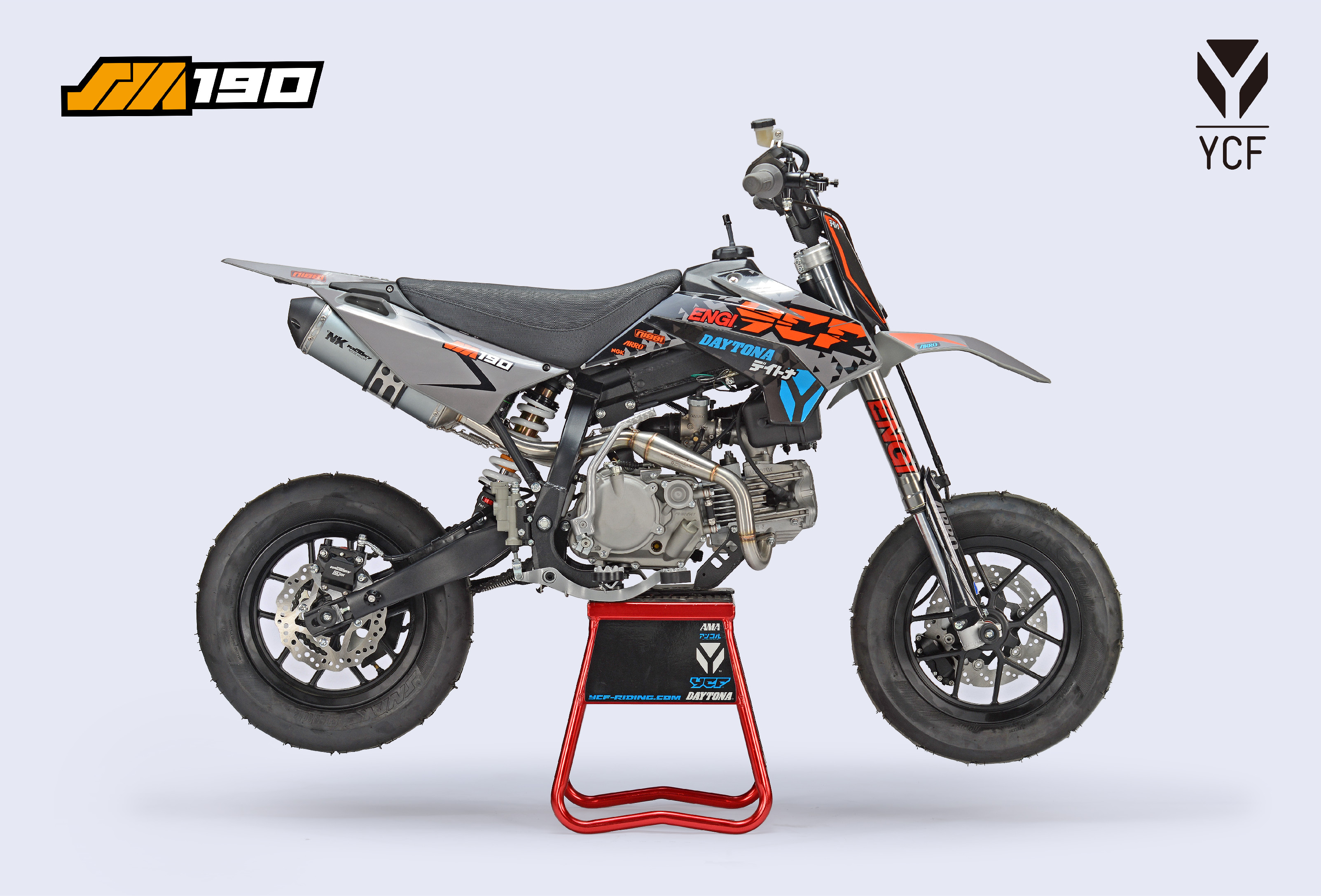PITBIKE YCF SM 190 Daytona červená