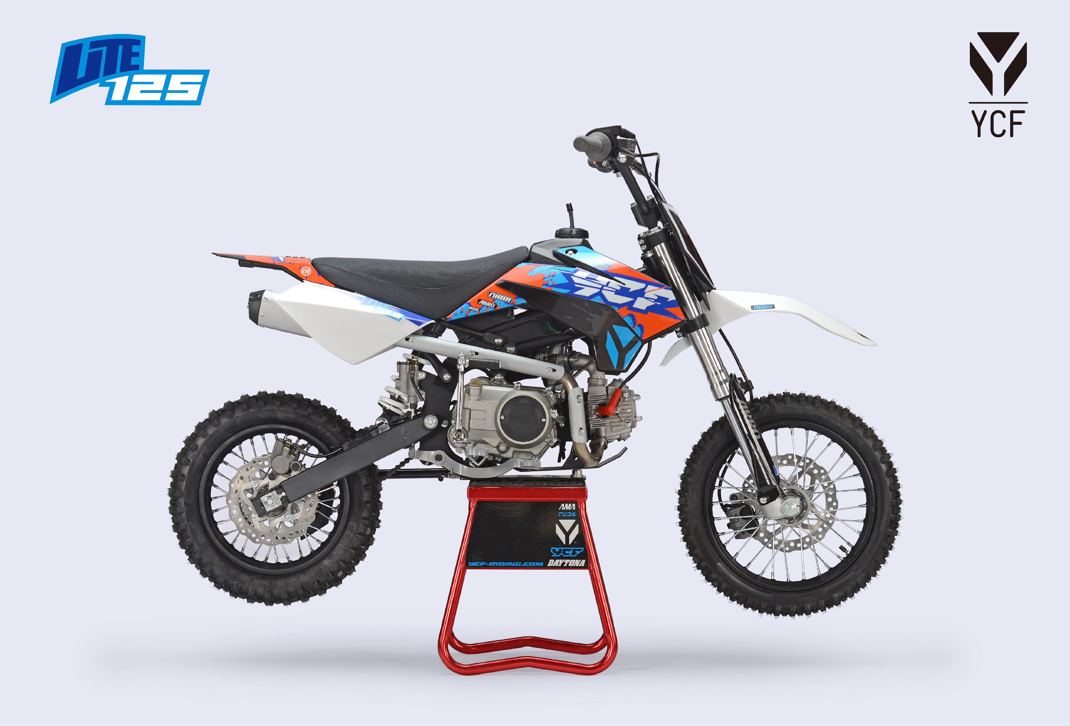 PITBIKE YCF LITE 125 modro-oranžový