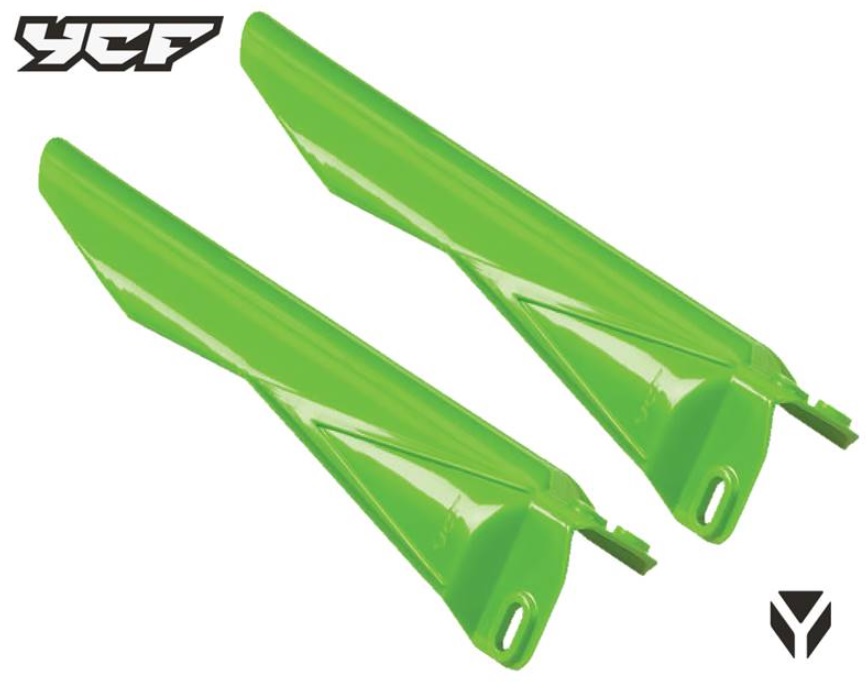 Kryty předních vidlic pitbike YCF Zelená