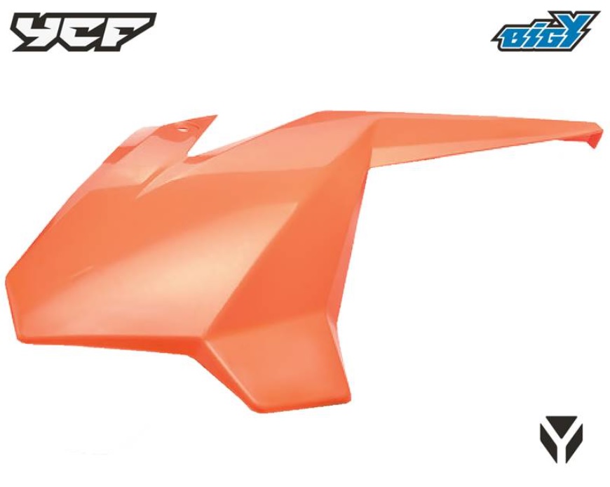 Levý spoiler pro modely BIGY pitbike YCF do roku 2021 Oranžová