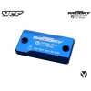 Víčko brzdové nádobky pumpy přední brzdy CNC eloxované pitbike YCF typ 02