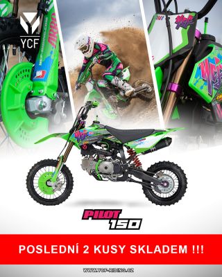 🔥 YCF PILOT 150 – LIMITED EDITION 🔥 Lehká, přesná a zatraceně zábavná. 🏍️💥 Na rovinu – PILOT 150 je ideální stroj pro ty,...