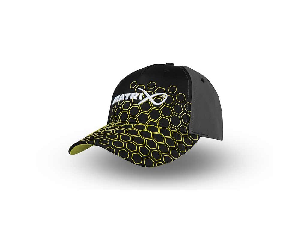ghh006 matrix hex print baseball cap black main