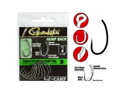 Háčiky Gamakatsu G-Carp Hump Back - 8