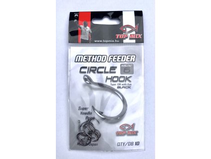 Top Mix Method feeder Circle hook #6