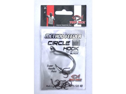 Top Mix Method feeder Circle hook #8