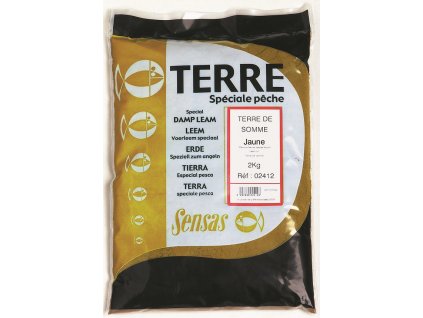 Sensas Terre de somme žlutá (hlína) 2kg Terre de somme žltá (hlina) 2kg