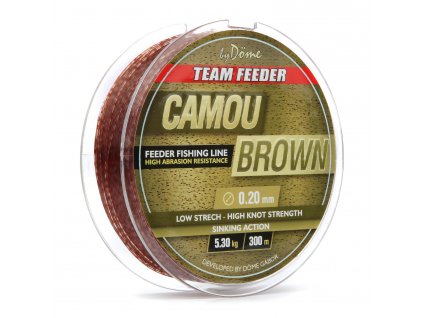 Silon By Döme Team Feeder Camou Brown 300m - 0,20mm-5,3kg