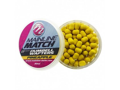 Mainline match Wafters Dumbell - 8MM - Pineapple - Yellow
