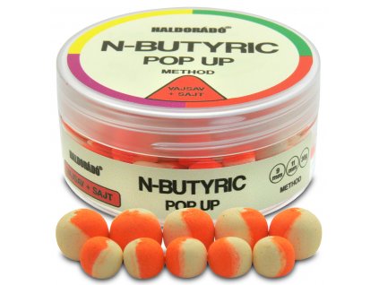 Haldorádó N-Butyric Pop Up Method 9, 11 mm - Vajsav + Sajt-N-Butyric-Syr