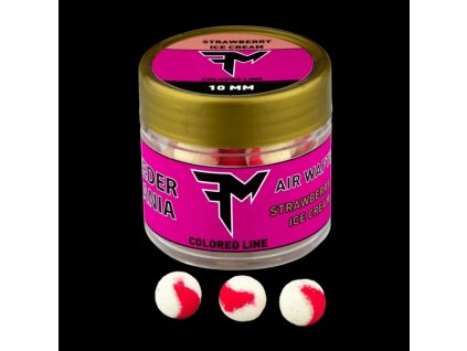 FEEDERMANIA AIR WAFTERS COLORED LINE 10 MM STRAWBERRY ICE CREAM